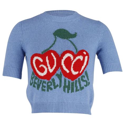 gucci beverly hills cherry sweater